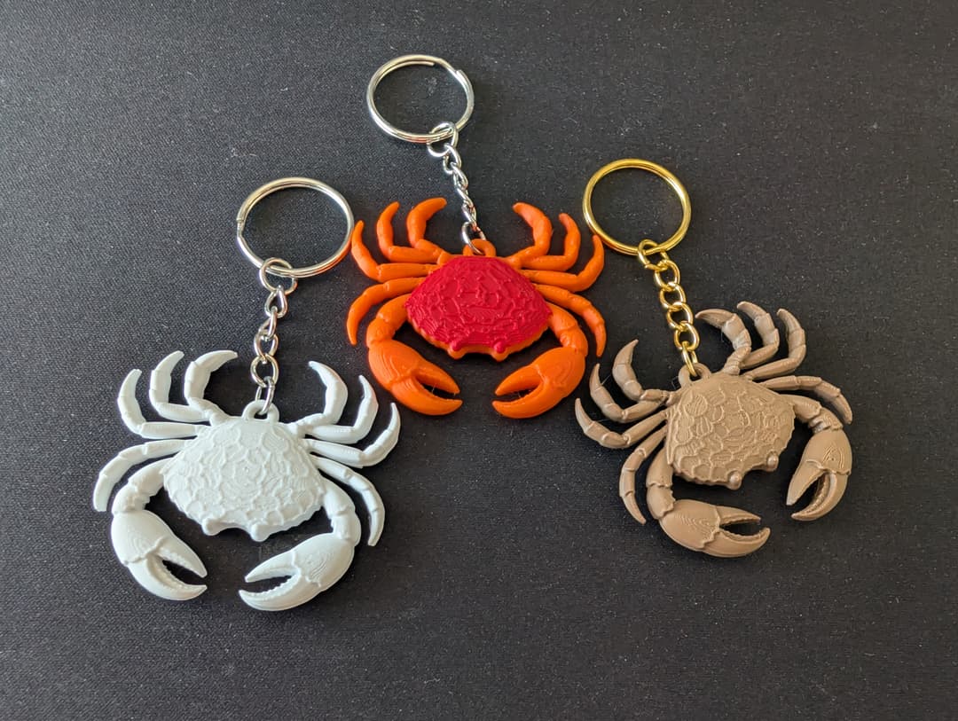 Crab Keychain